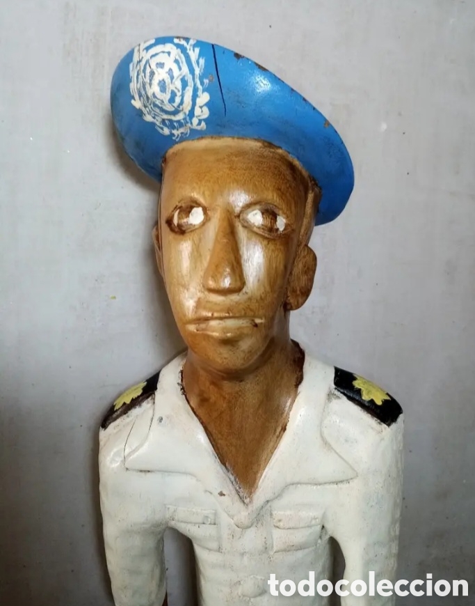 Vintage: Figura madera militar - Foto 8