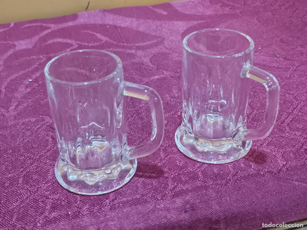 Vintage: 2 mini jarras de cristal - Foto 1