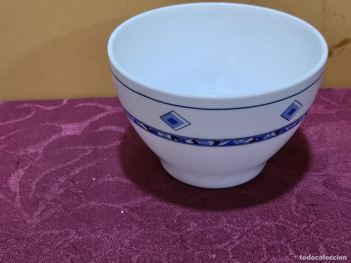 Vintage: cuenco de cristal opalino - Foto 1
