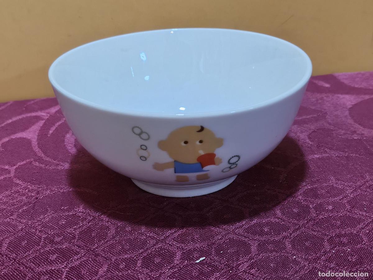 Vintage: cuenco de ceramica ni&ntilde;o - Foto 1