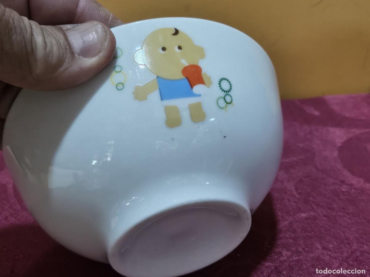 Vintage: cuenco de ceramica ni&ntilde;o - Foto 3
