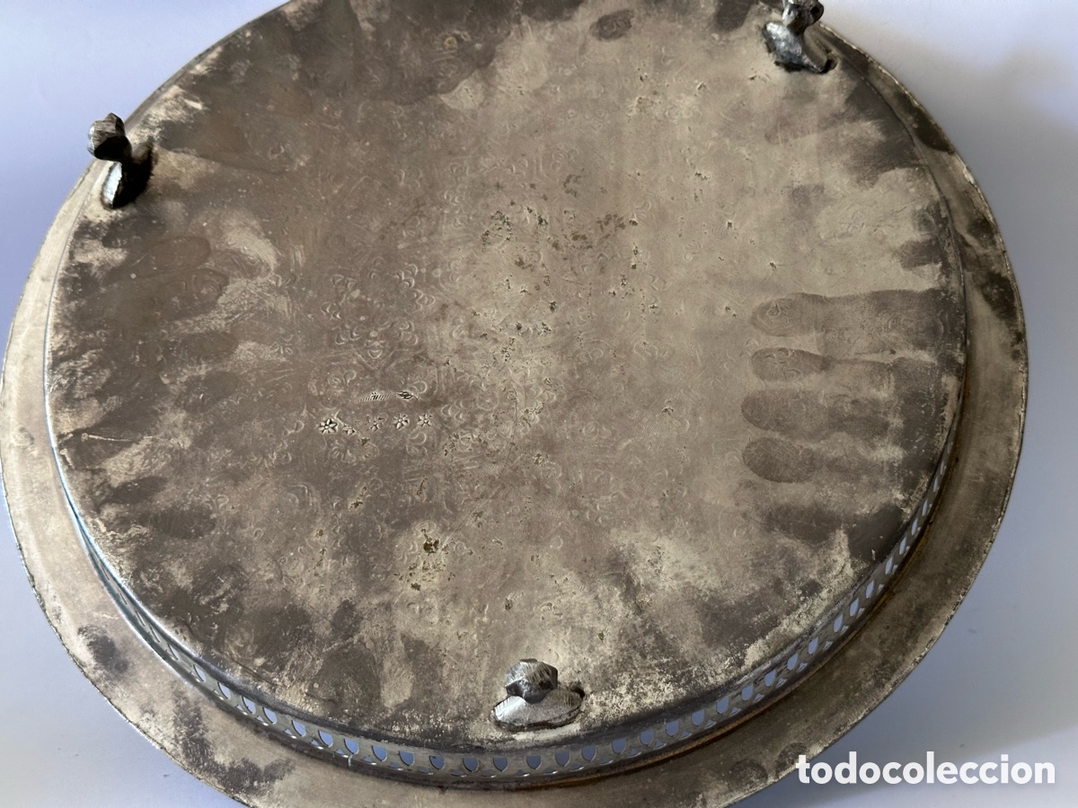 Vintage: Bandeja con patas estilo marroqu&iacute; - Foto 3