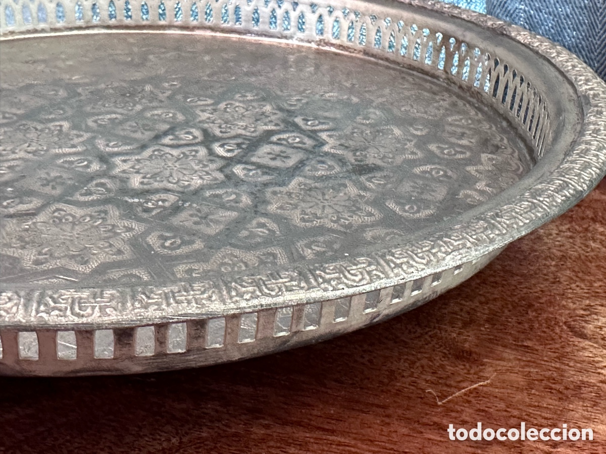 Vintage: Bandeja con patas estilo marroqu&iacute; - Foto 13
