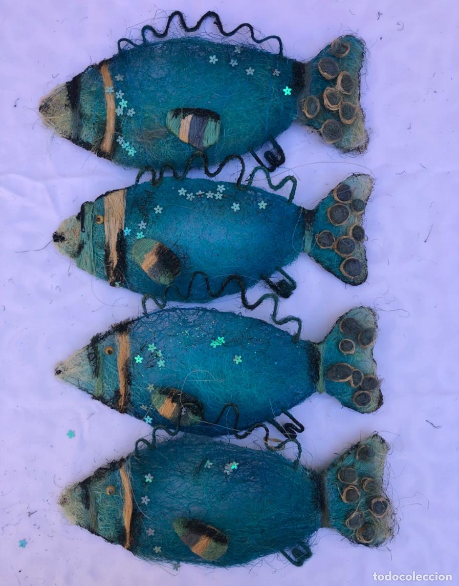 Vintage: PECES DECORATIVAS ARTESANALES - Foto 4