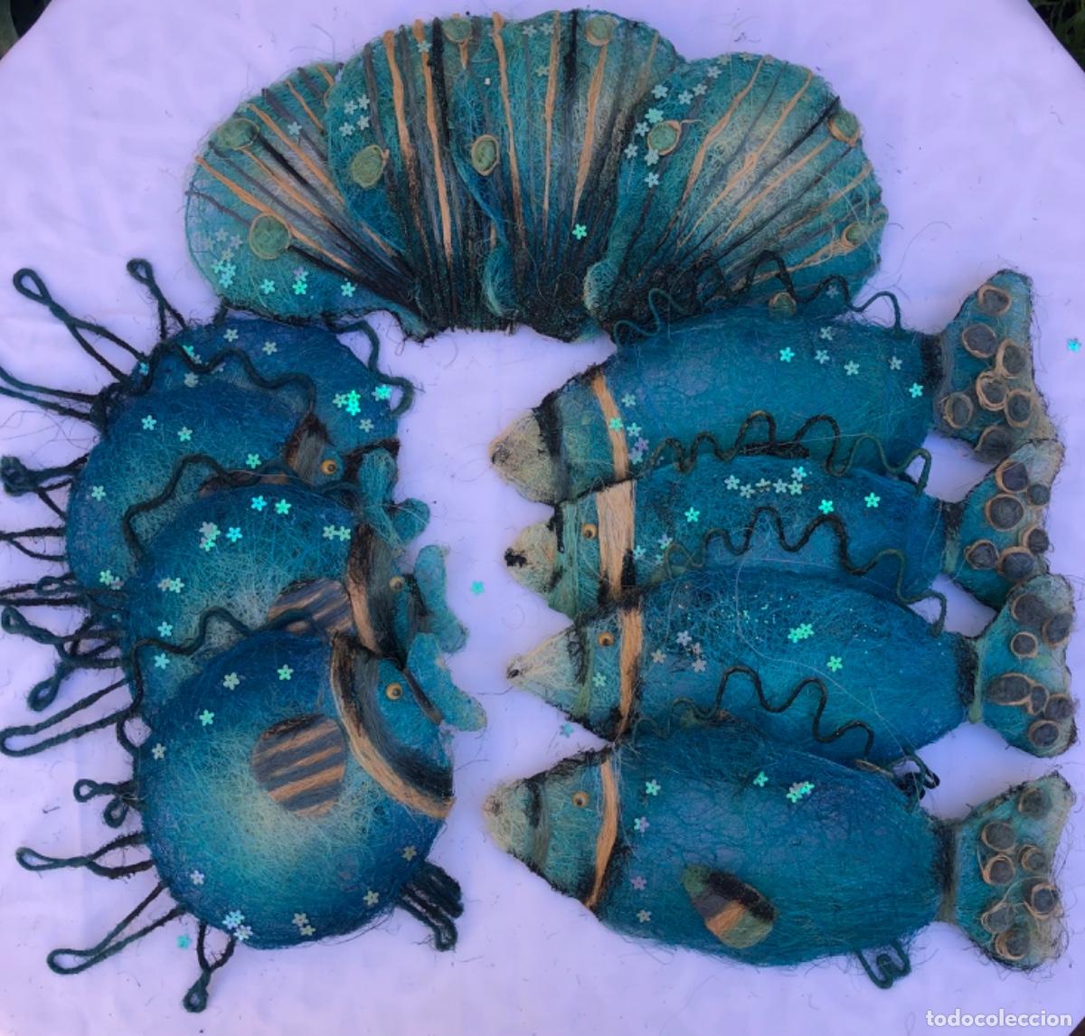 Vintage: PECES DECORATIVAS ARTESANALES - Foto 1