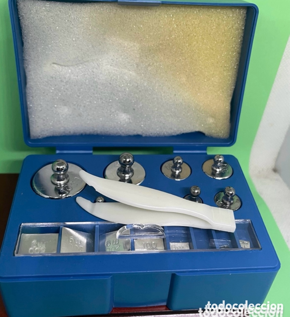 Vintage: PESAS PARA B&Aacute;SCULA DE PRECISI&Oacute;N DE 100 a 0,01 gramo - Foto 3