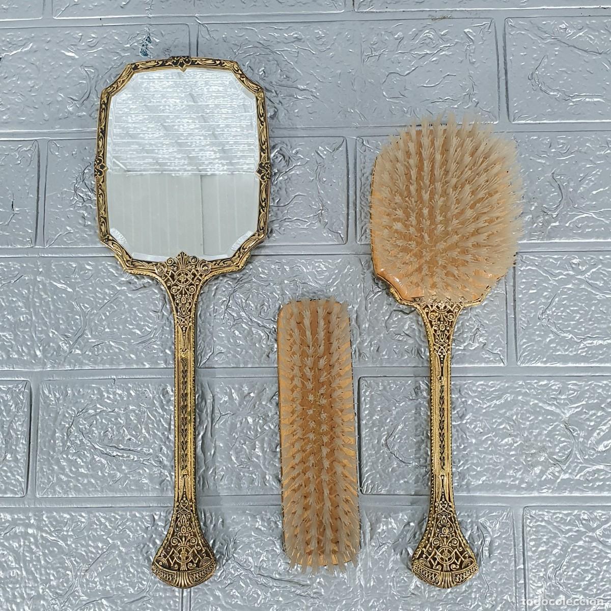 Vintage: Juego tocador espejo y cepillos - Foto 7