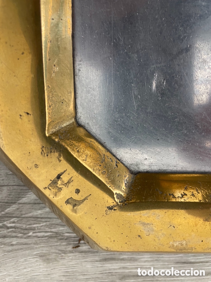 Vintage: Bandeja bronce y aluminio - Foto 5