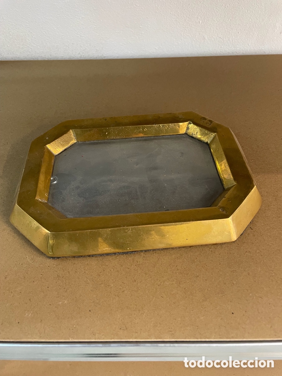 Vintage: Bandeja bronce y aluminio - Foto 1