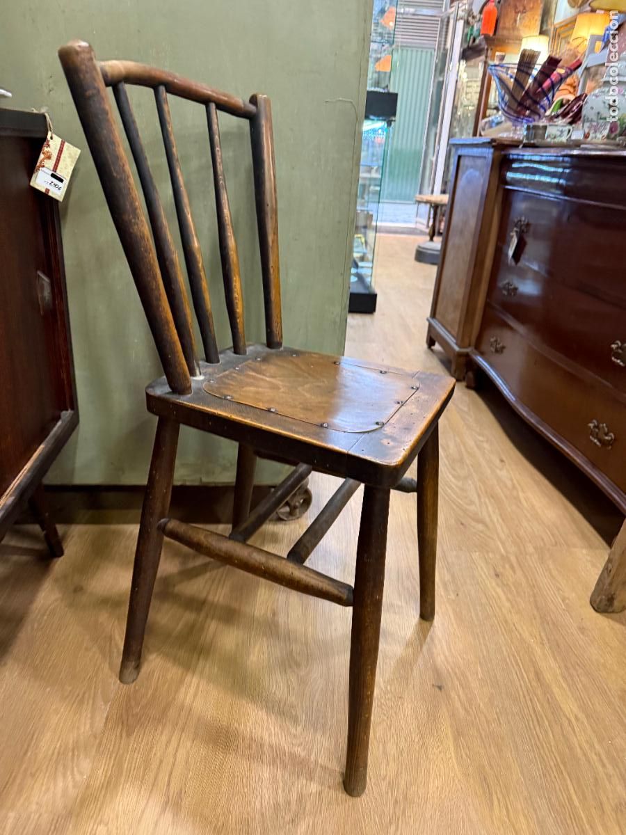 Vintage: ANTIGUA SILLA DE MADERA - Foto 4