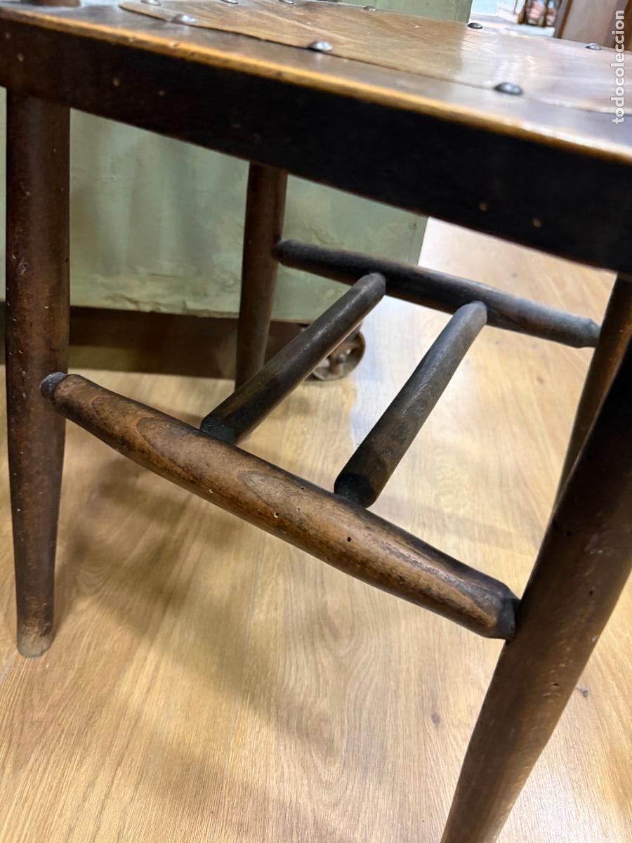 Vintage: ANTIGUA SILLA DE MADERA - Foto 5