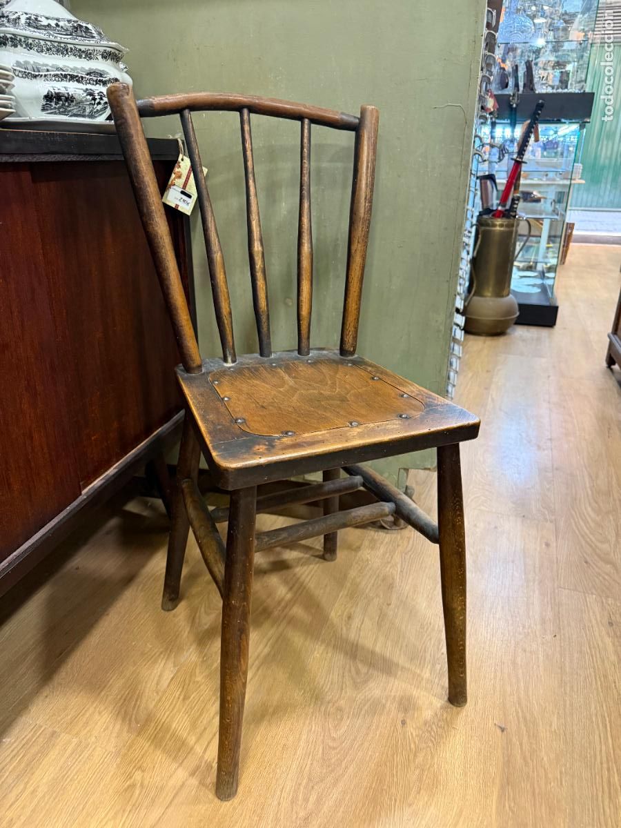 Vintage: ANTIGUA SILLA DE MADERA - Foto 1