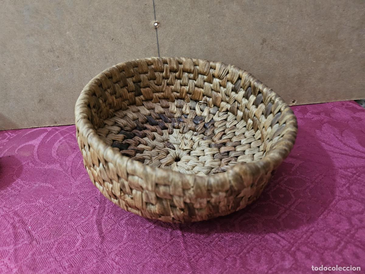 Vintage: bol de mimbre para el pan - Foto 1