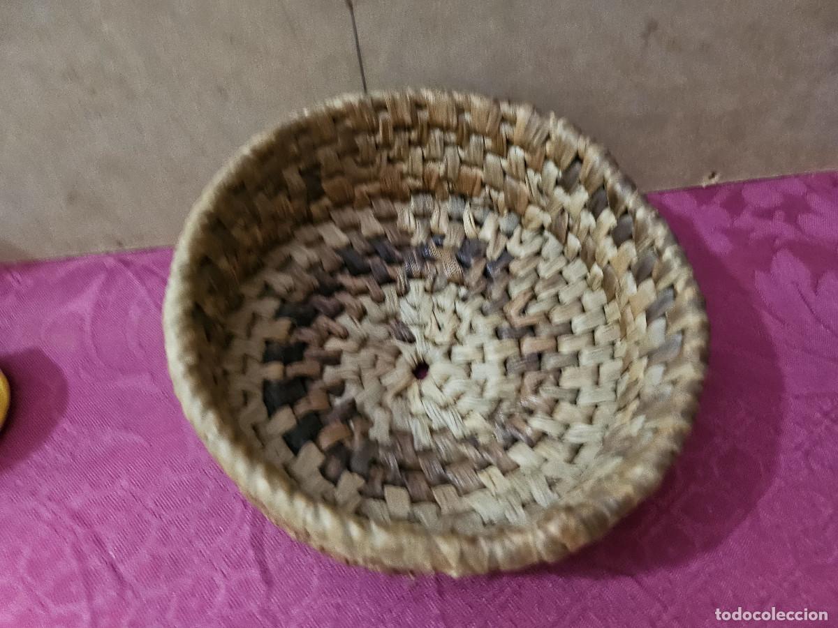 Vintage: bol de mimbre para el pan - Foto 2