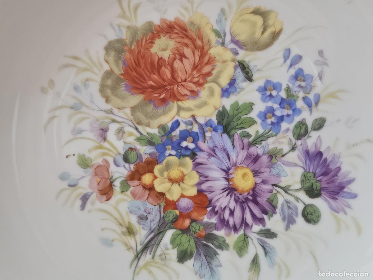 Vintage: plato de porcelana grande - Foto 2