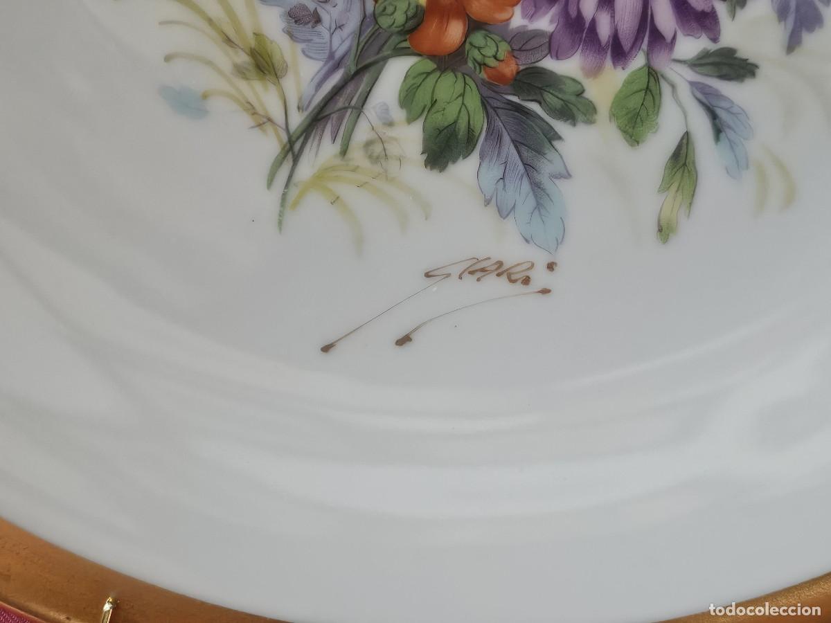 Vintage: plato de porcelana grande - Foto 3