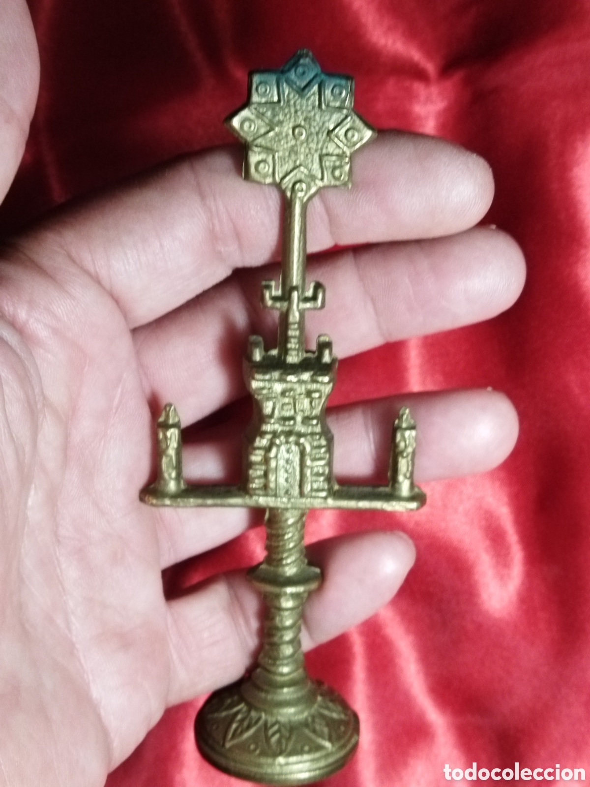 Vintage: Escultura hebrea bronce - Foto 3
