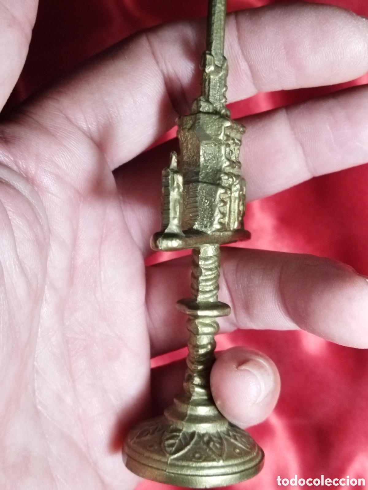 Vintage: Escultura hebrea bronce - Foto 4