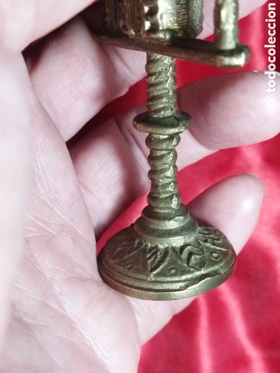 Vintage: Escultura hebrea bronce - Foto 8