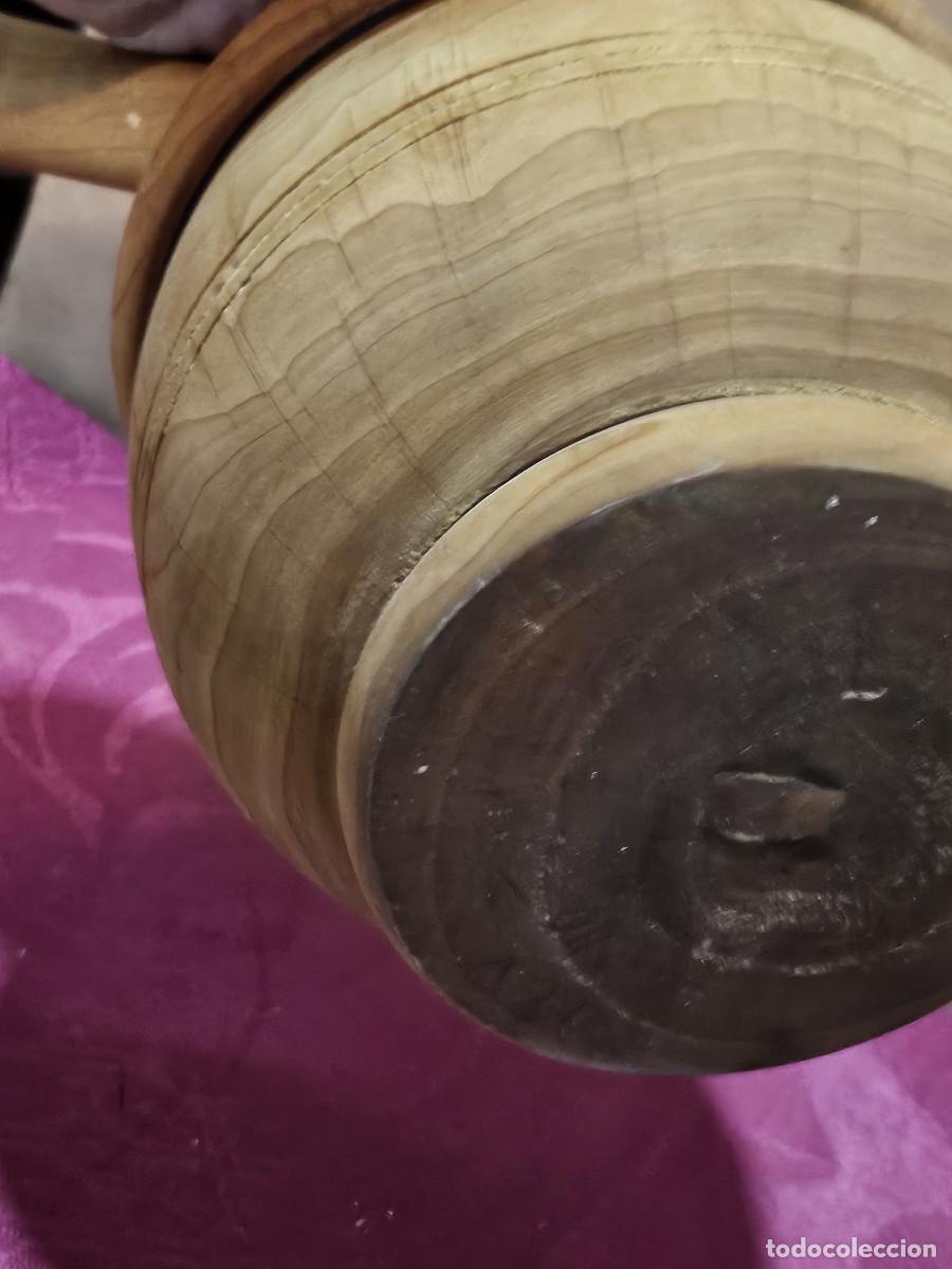 Vintage: mortero grande de madera - Foto 3