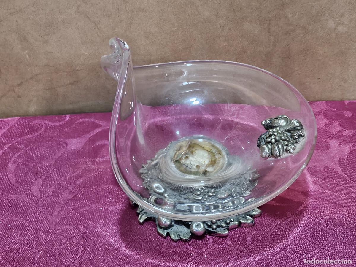 Vintage: centro de mesa de cristal - Foto 1