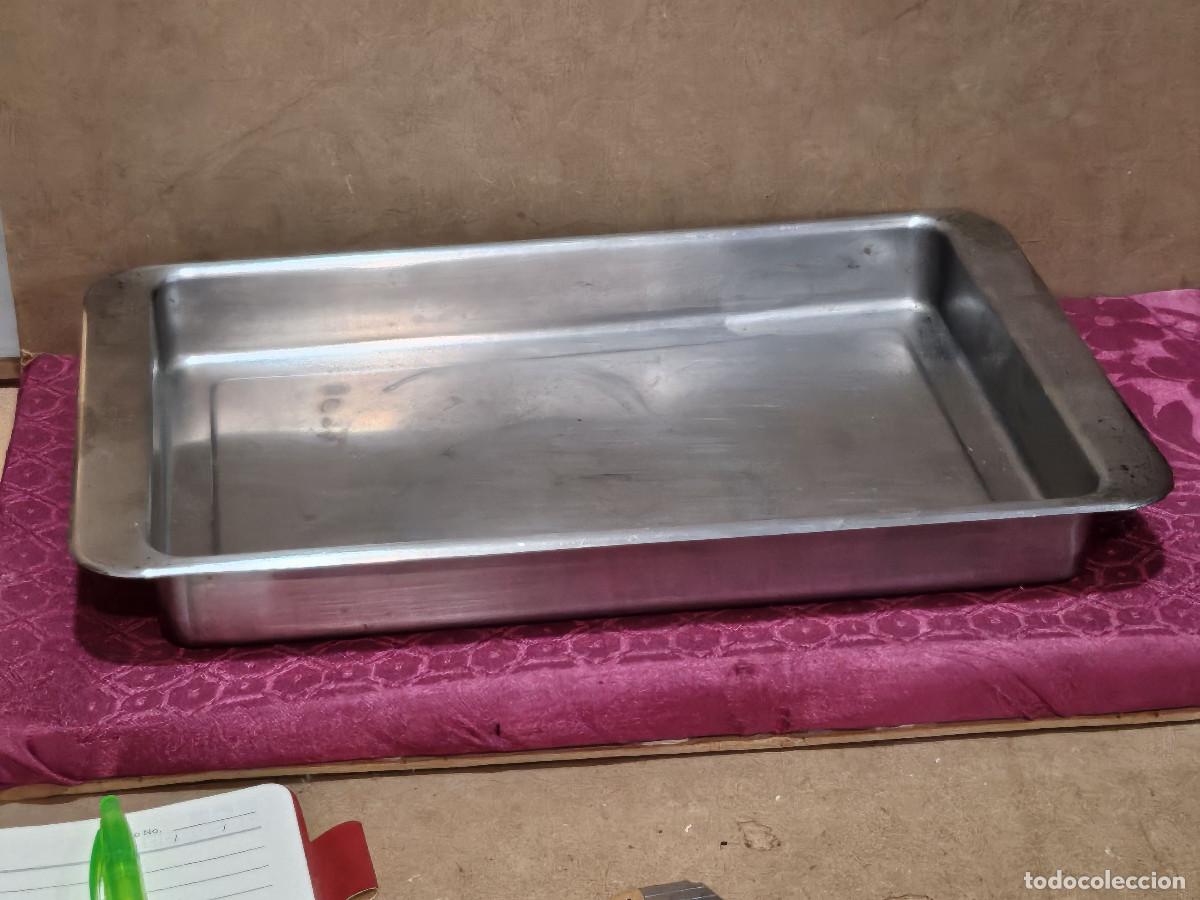 Vintage: bandeja de acero inoxidable - Foto 1