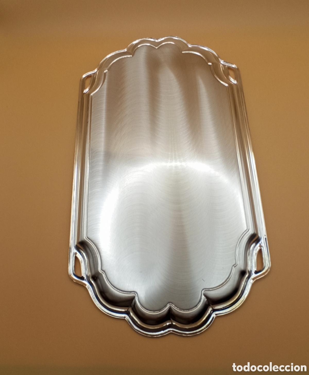 Vintage: Bandeja metal oval ondulada - Foto 3