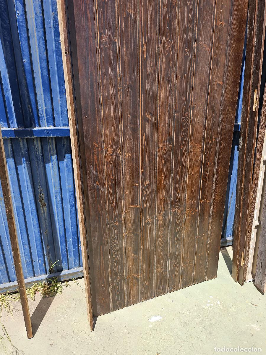 Vintage: puerta de madera completa - Foto 2