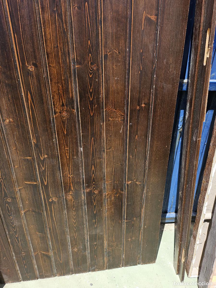 Vintage: puerta de madera completa - Foto 4