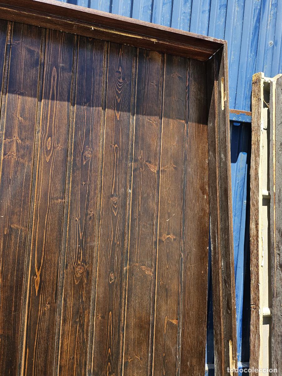 Vintage: puerta de madera completa - Foto 6