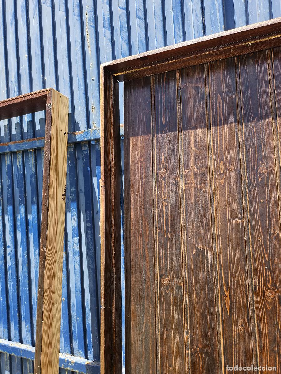 Vintage: puerta de madera completa - Foto 8