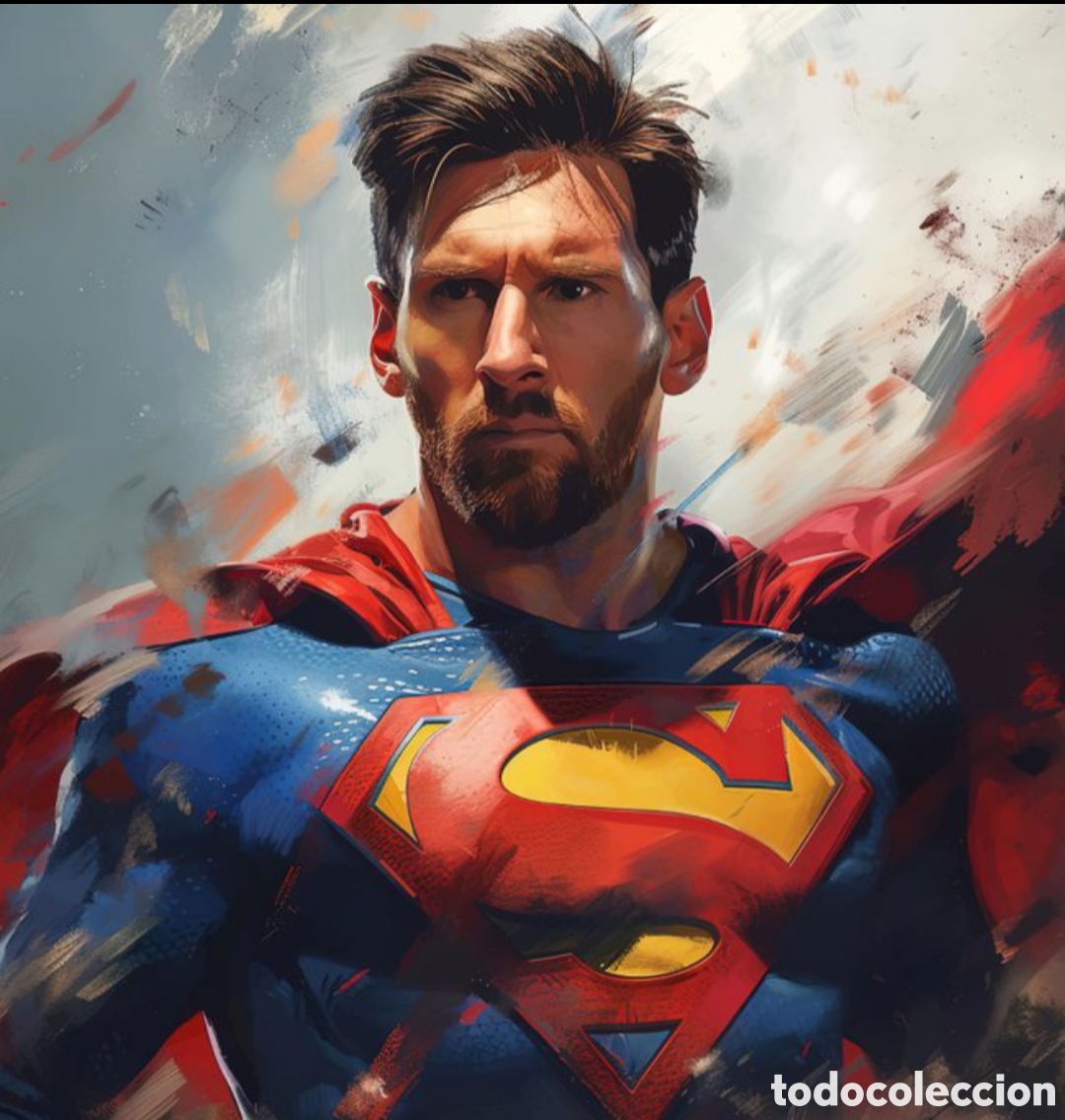 Vintage: N 37 RETRATO DE LIONEL MESSI