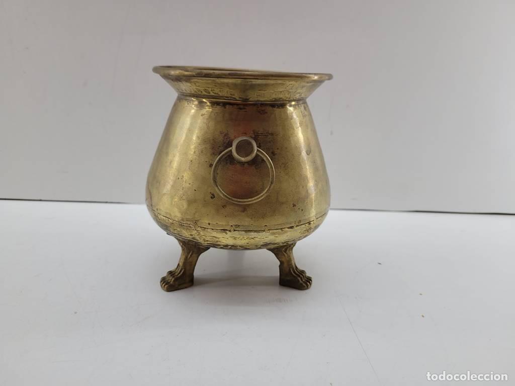 Vintage: JARR&Oacute;N EN BRONCE TAMA&Ntilde;O PEQUE&Ntilde;O - Foto 3