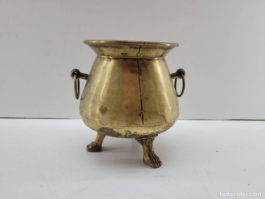 Vintage: JARR&Oacute;N EN BRONCE TAMA&Ntilde;O PEQUE&Ntilde;O - Foto 4