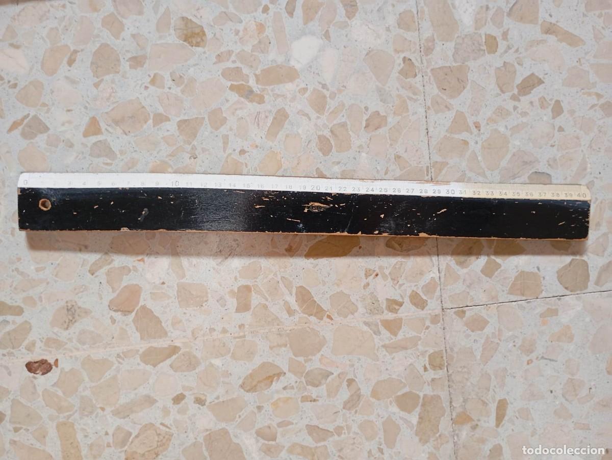 Vintage: Reglas antiguas de madera - Foto 4