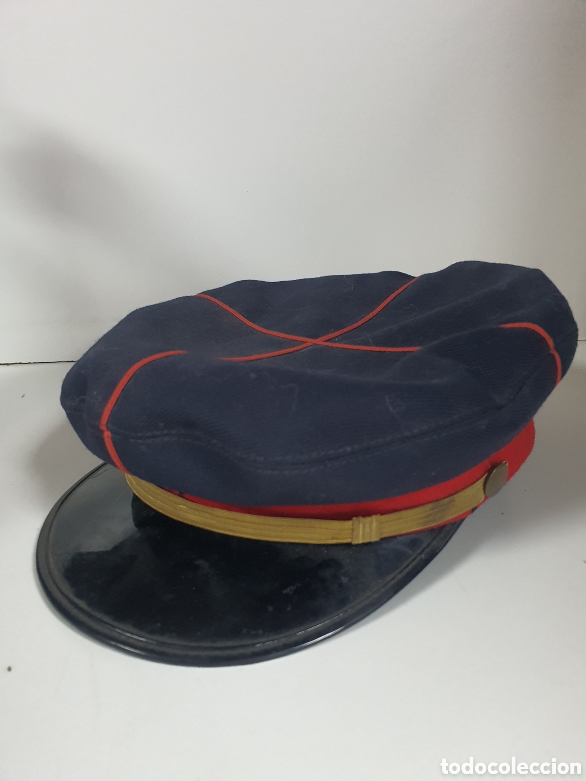 Vintage: Gorra de plato de un vigilante o guarda jurado