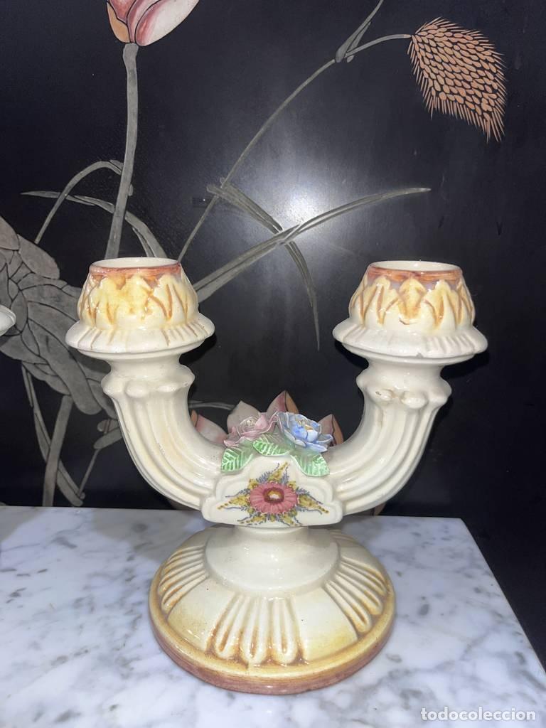 Vintage: CANDELABROS MANISES LERME - Foto 5