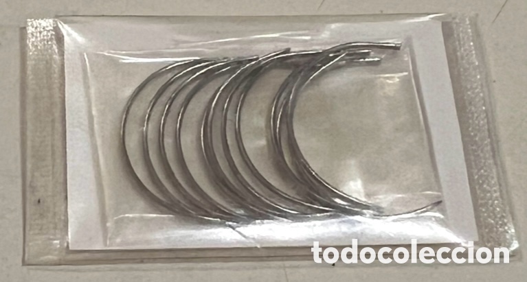 Vintage: Juego de 12 agujas quir&uacute;rgicas. ACUFIRM. Made in Germany. A&ntilde;os 70.