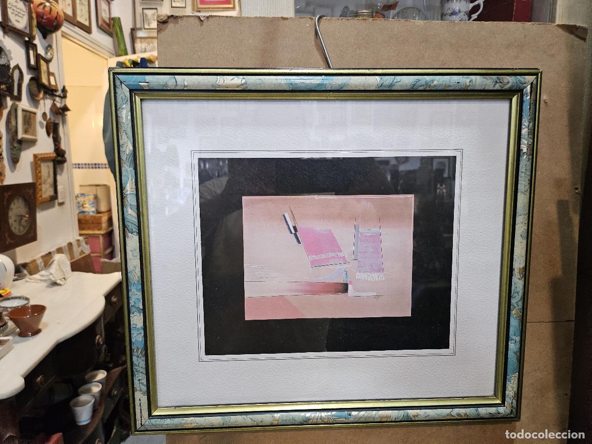 Vintage: cuadro con pintura adtrascta - Foto 1