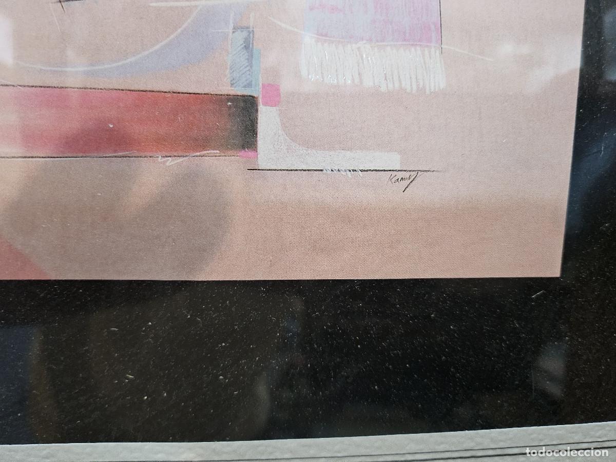 Vintage: cuadro con pintura adtrascta - Foto 3