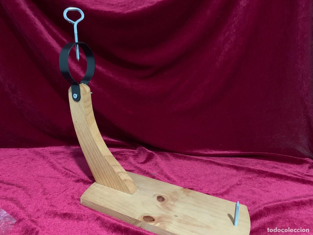 Vintage: MENAJE; JAMONERO DE MADERA NUEVO