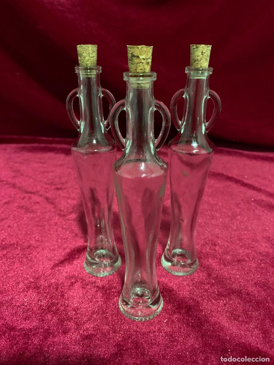 Vintage: MENAJE; LOTE 6 ANFORAS CON TAPON PARA SERVICIO ACEITE O VINAGRES AROMATIZADOS
