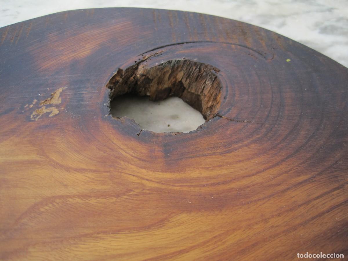Vintage: GRAN TABLA DE COCINA DE MADERA DE ROBLE MACIZA - Foto 4