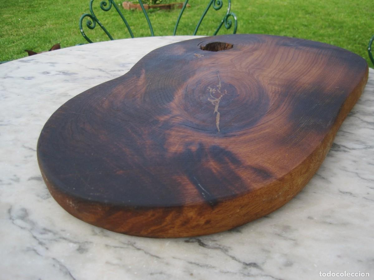 Vintage: GRAN TABLA DE COCINA DE MADERA DE ROBLE MACIZA - Foto 5