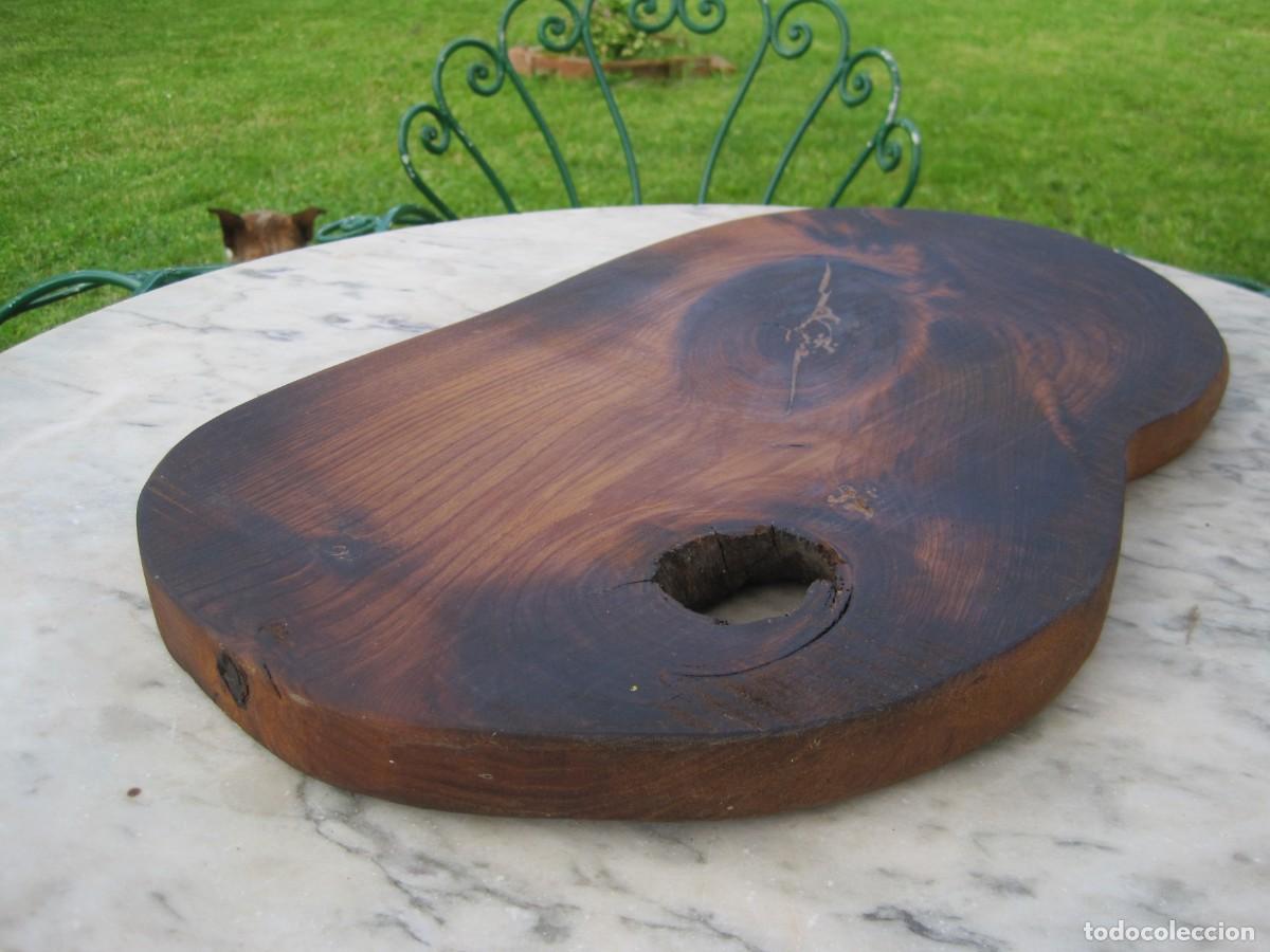 Vintage: GRAN TABLA DE COCINA DE MADERA DE ROBLE MACIZA - Foto 7