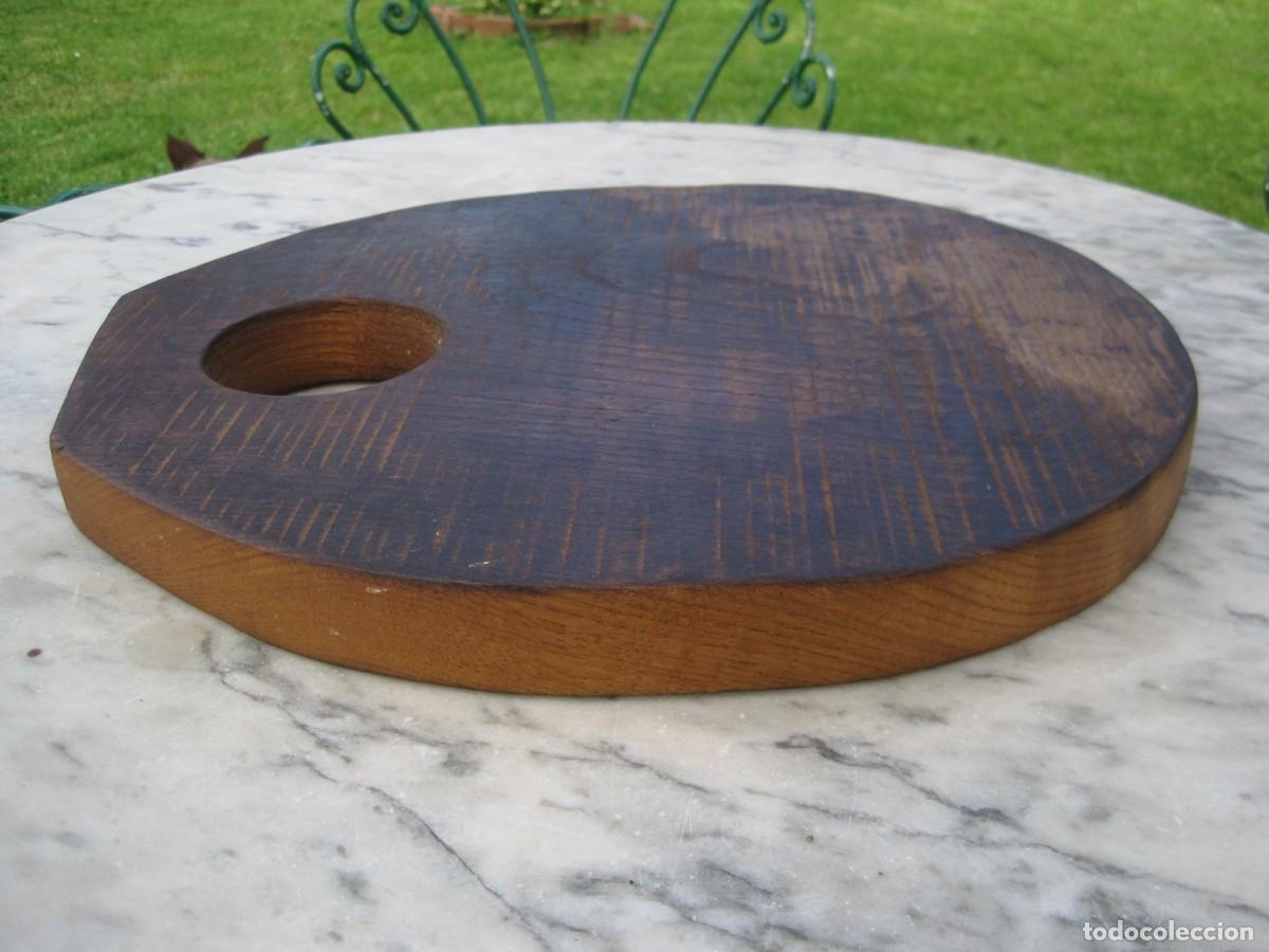 Vintage: GRAN TABLA DE COCINA DE MADERA DE ROBLE MACIZA - Foto 1