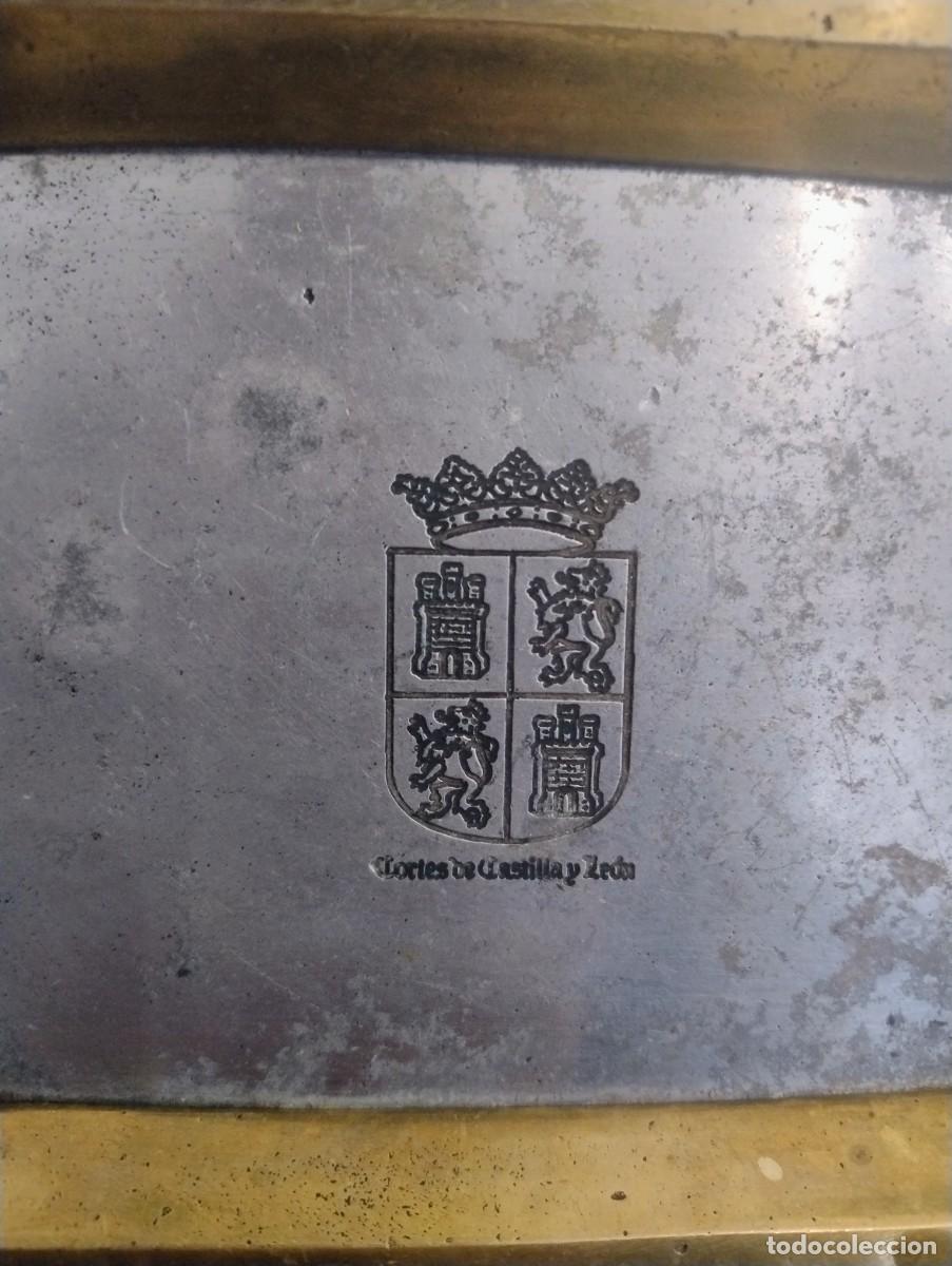 Vintage: DAVID MARSHALL BANDEJA ESCUDO CASTILLA LEON - Foto 2
