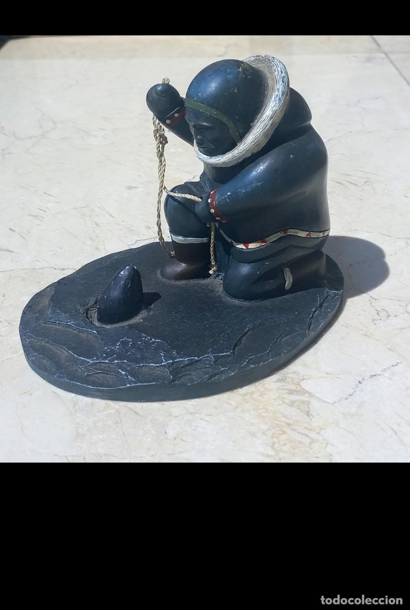Vintage: Figura cazador Inuit - Foto 1