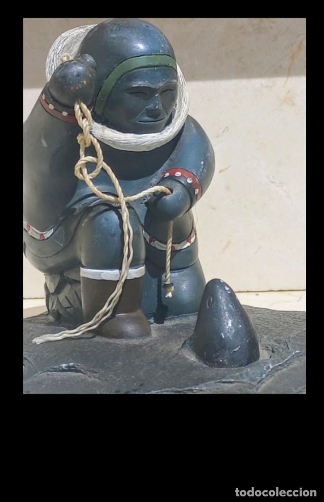 Vintage: Figura cazador Inuit - Foto 4