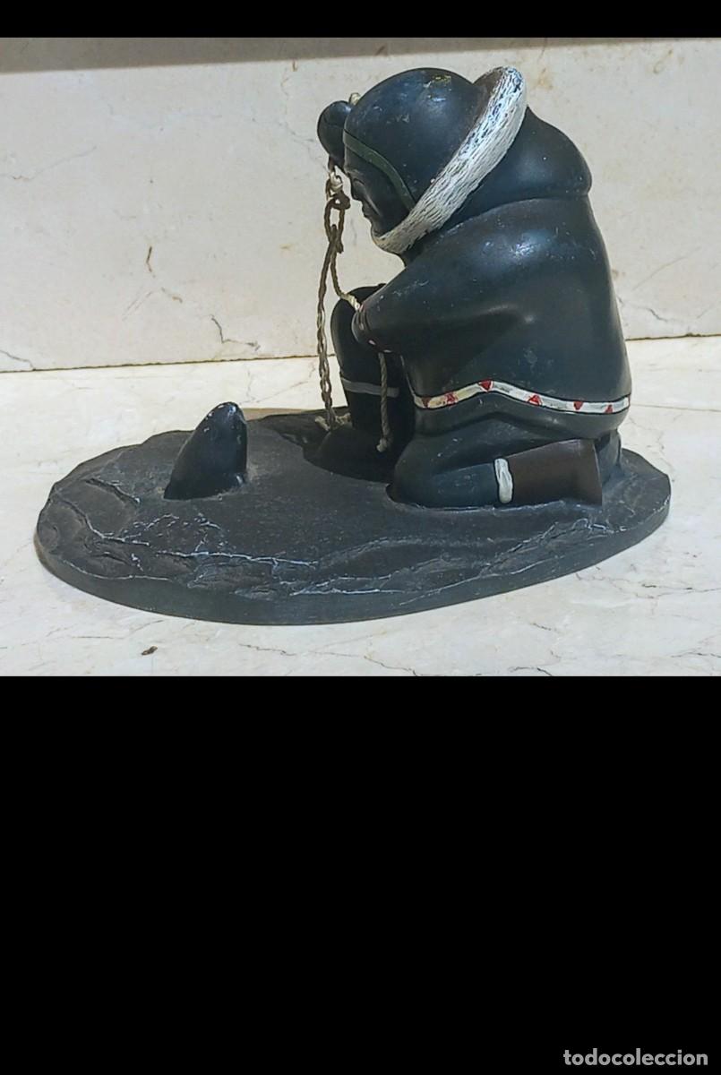Vintage: Figura cazador Inuit - Foto 6